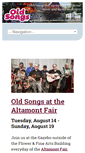 Mobile Screenshot of oldsongs.org